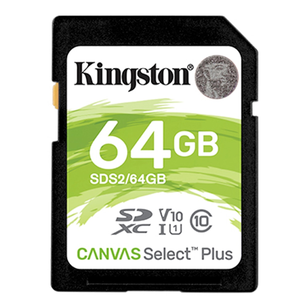 Kingston, Memory Cards, Tech, Canvas Select, SDXC, 64GB, 518646